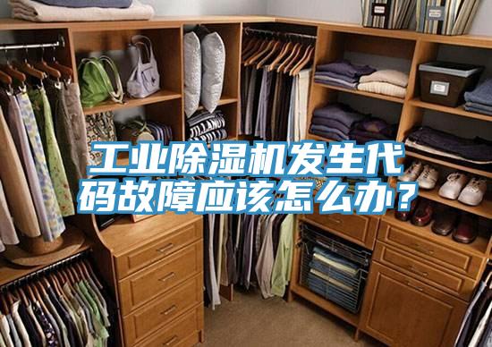工業除濕機發生代碼故障應該怎么辦?