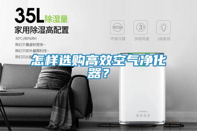 怎樣選購(gòu)高效空氣凈化器?
