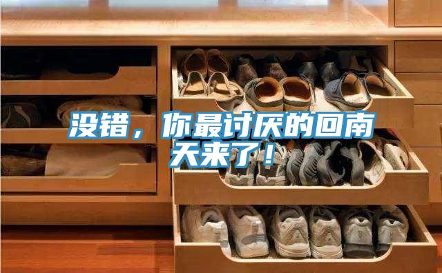 沒錯(cuò)，你最討厭的回南天來了！