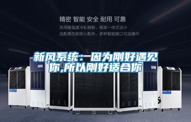 新風系統(tǒng):因為剛好遇見你,所以剛好適合你
