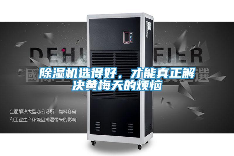 除濕機(jī)選得好,才能真正解決黃梅天的煩惱