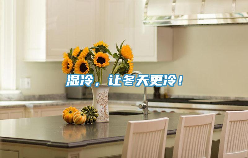 濕冷，讓冬天更冷！