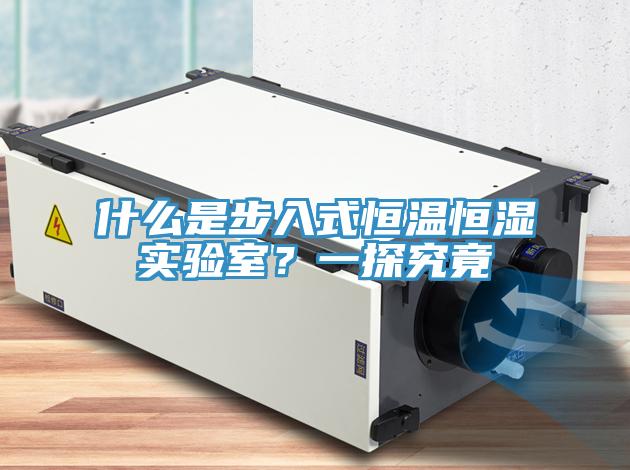 什么是步入式恒溫恒濕實驗室?一探究竟