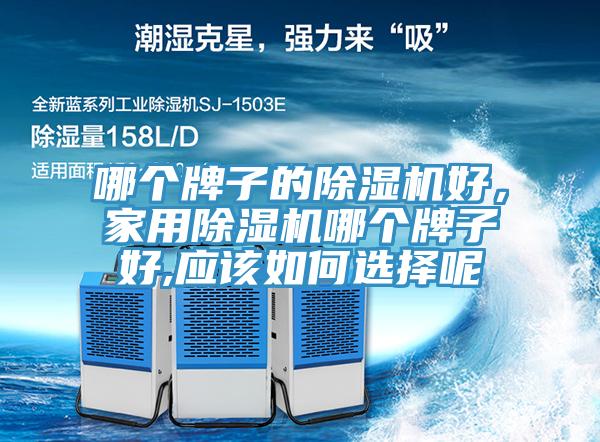 哪個牌子的除濕機好,家用除濕機哪個牌子好,應該如何選擇呢