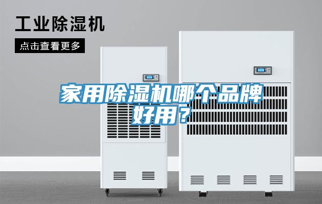 家用除濕機哪個品牌好用？