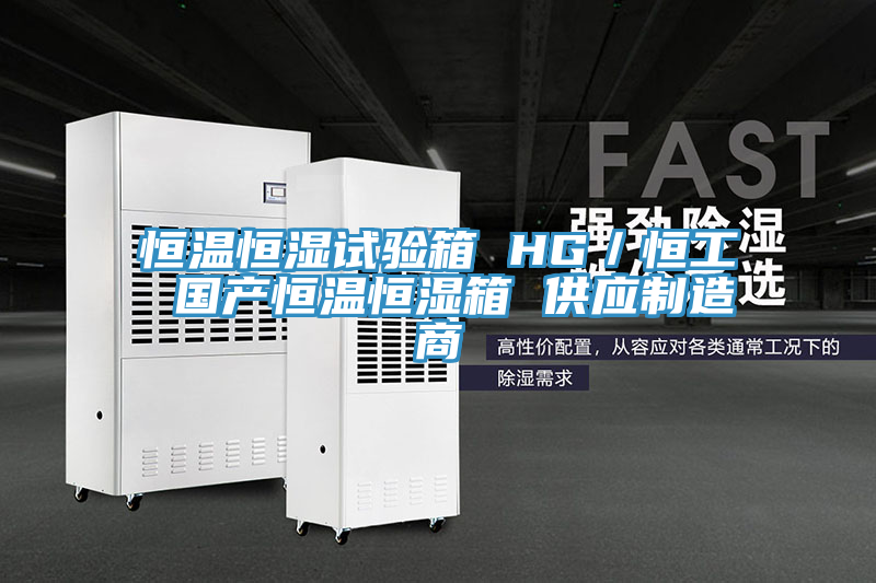 恒溫恒濕試驗箱 HG/恒工 國產恒溫恒濕箱 供應制造商