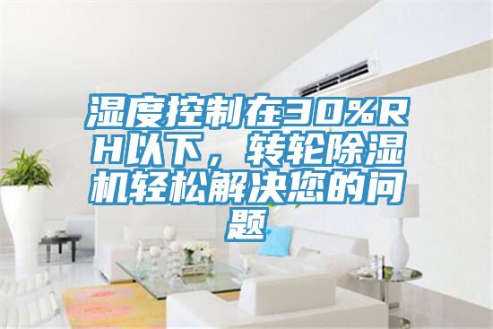 濕度控制在30%RH以下,轉(zhuǎn)輪除濕機(jī)輕松解決您的問(wèn)題