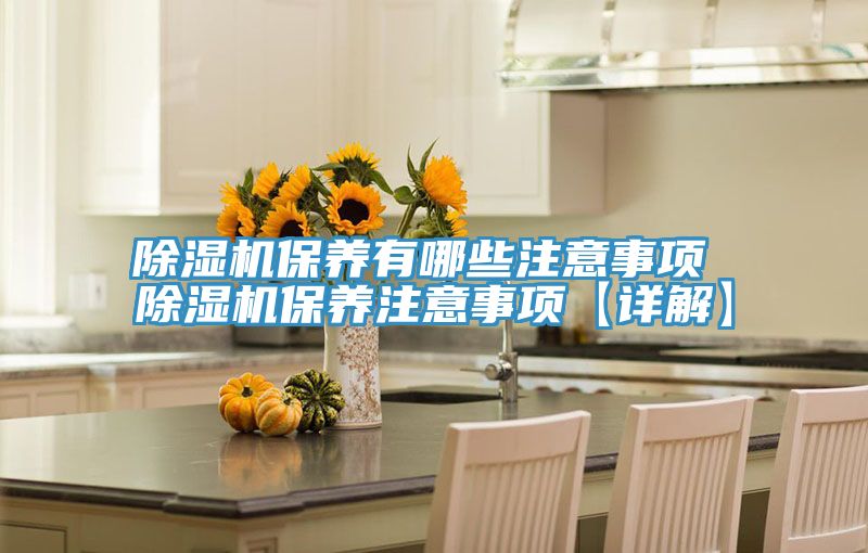除濕機(jī)保養(yǎng)有哪些注意事項(xiàng) 除濕機(jī)保養(yǎng)注意事項(xiàng)【詳解】
