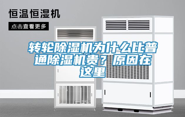 轉輪除濕機為什么比普通除濕機貴？原因在這里