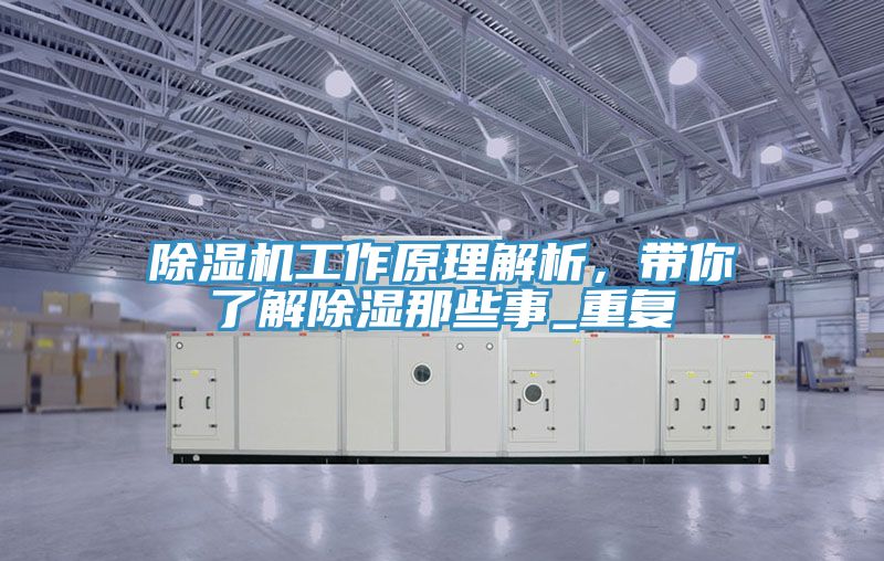 除濕機工作原理解析,帶你了解除濕那些事_重復